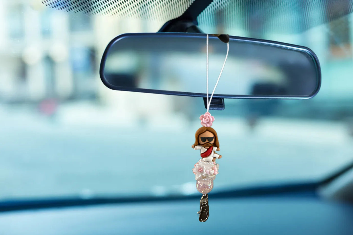 Cool Jesus Car Charm