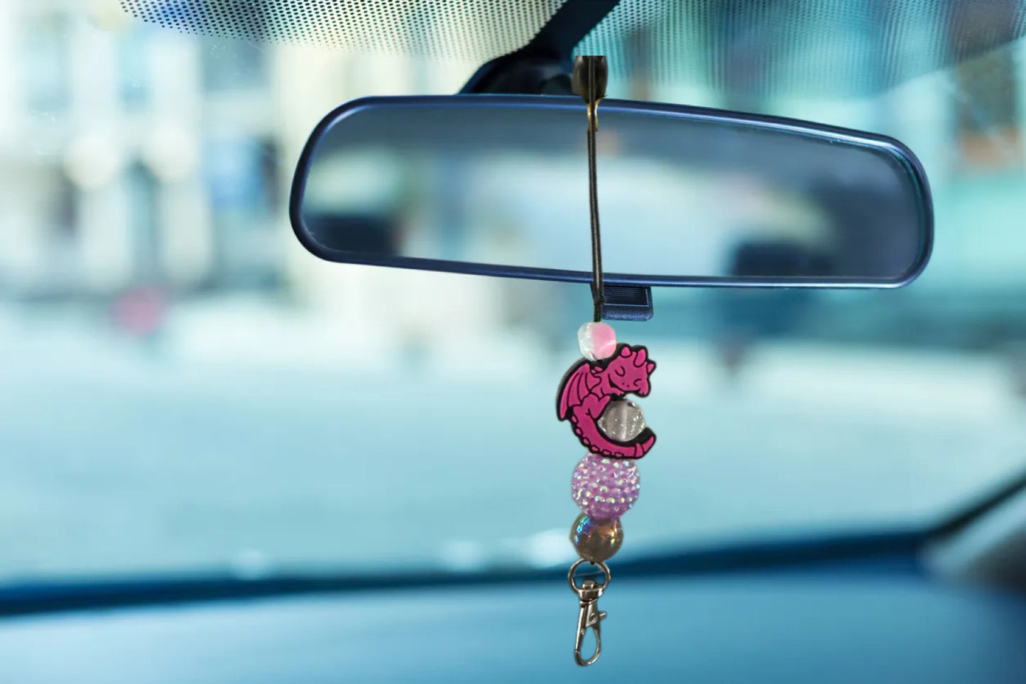 Sleeping Dragon Car Charm