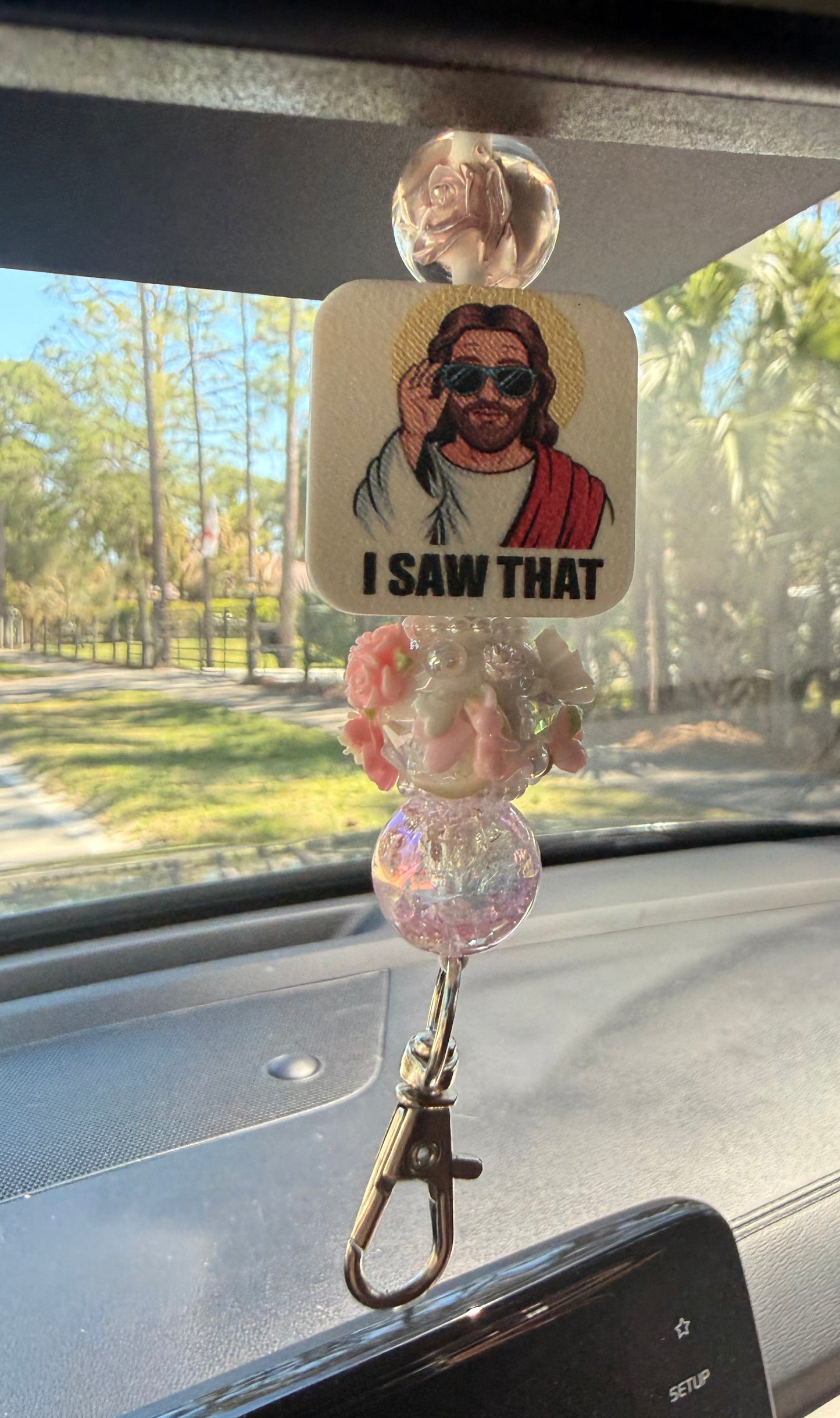 I saw that car charm
