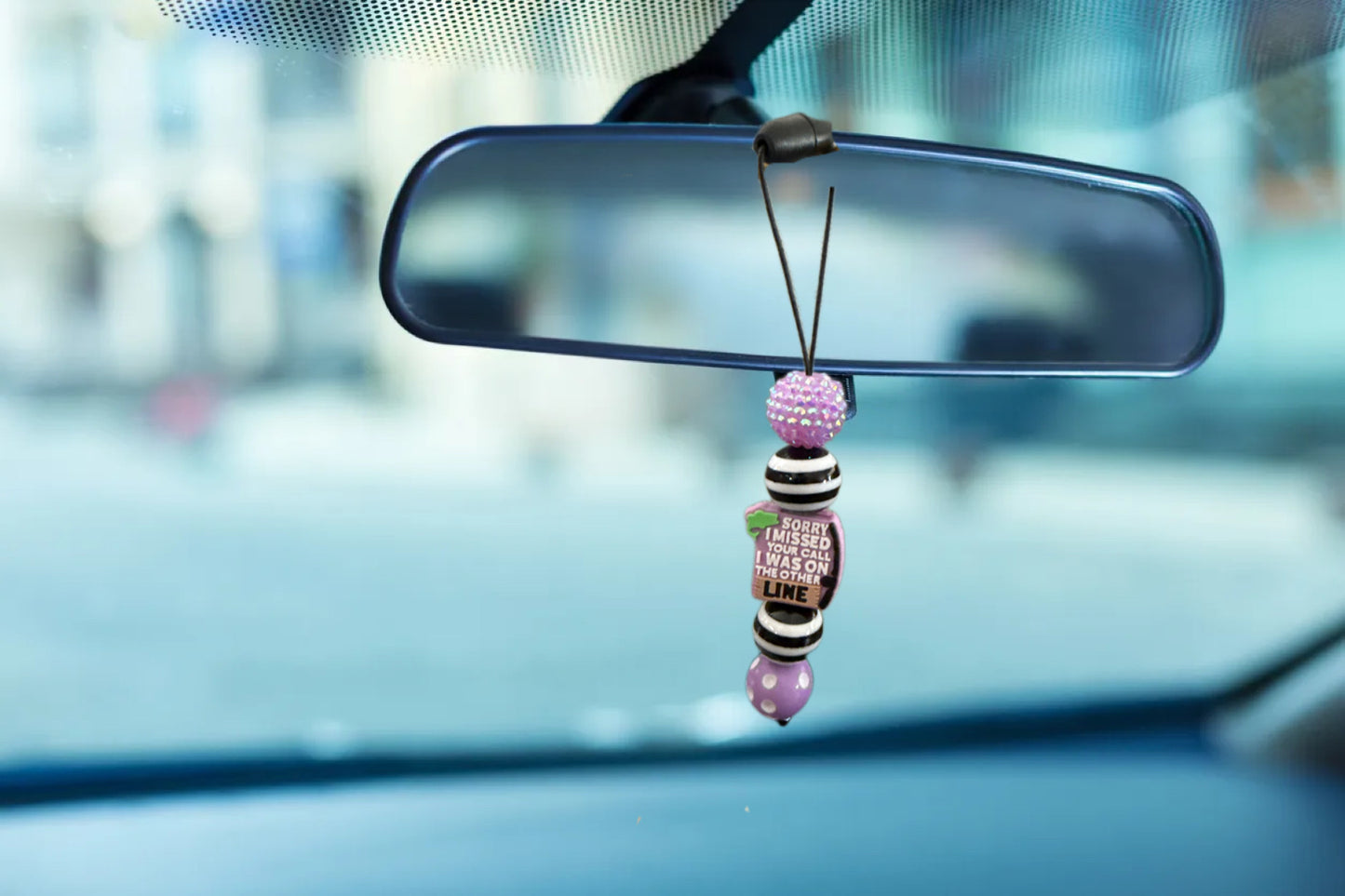 Fishing fun car charm