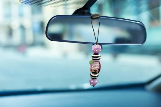 Fishing fun car charm